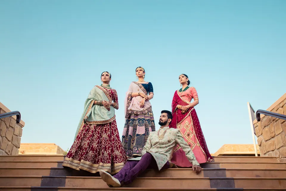 The Mughal Garden by Nirali Amin — bridal lehengas and menswear, photograph 17