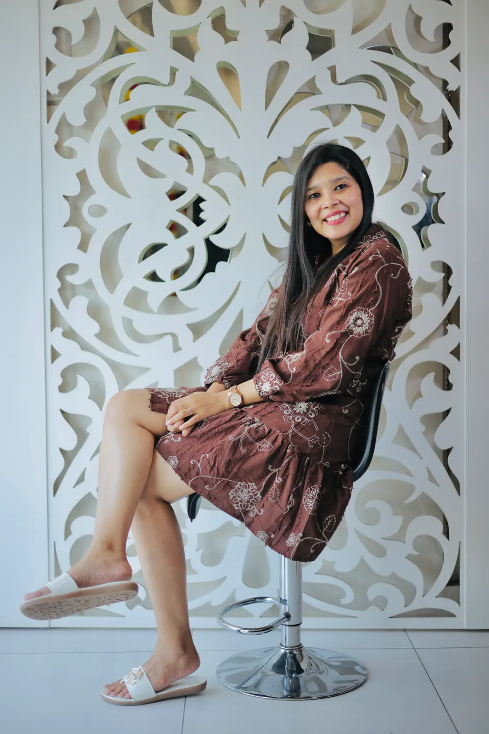 Nirali Amin in her Vadodara studio